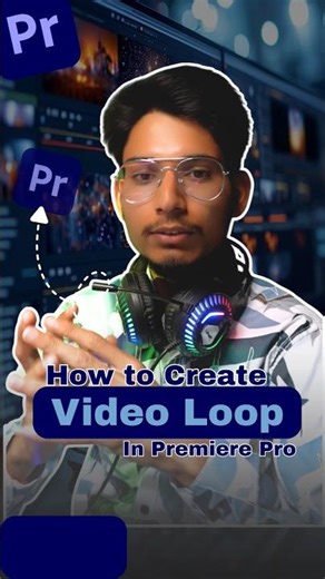 How to create loop video in premier pro #videoediting