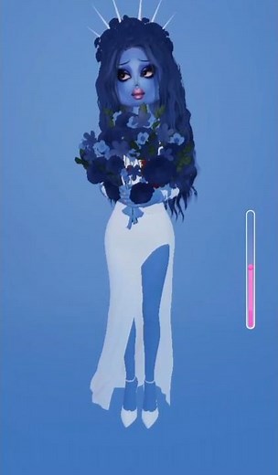 Tutorial on how to make emily from corpse bride#dti #roblox #corpsebride#tutorial #shortvideo#short