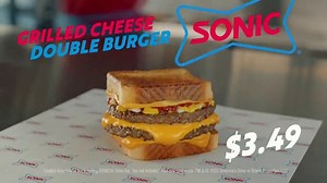 Sonic Drive-In Grilled Cheese Double Burger TV Spot, 'Order Up'