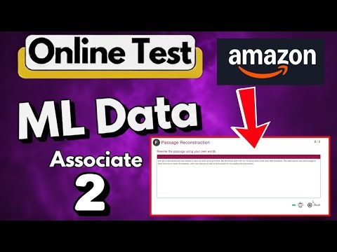Amazon ML Data Associate 2 Online Test Answers | Machine Learning Data Associate Amazon Interview QA
