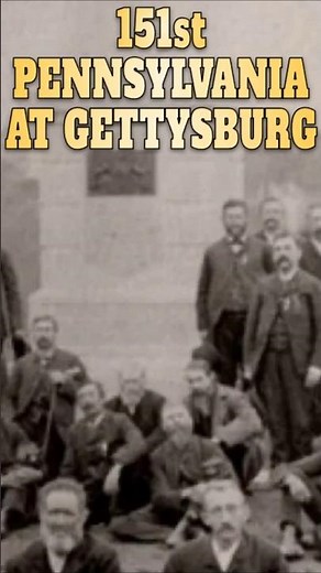 151st Pennsylvania at Gettysburg #history #civilwar #Union #Confederate