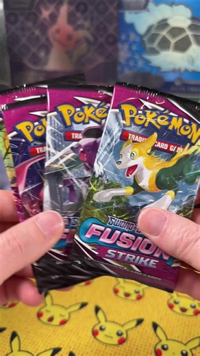 Watch us crack open a bunch of Pokémon Fusion Strike booster packs! This is part 1 of 4! 👌 #pokemon #tcg #pokemontcg #pokémon #pokemoncommunity #pokemonart #poke #poké #pokemoncards #packopenings #boosterpacks #tiktok #foryou #foryoupage #fyp