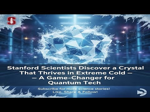 Stanford Scientists Discover a Crystal That Thrives in Extreme Cold
