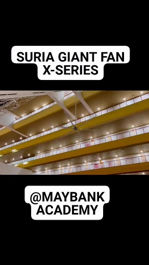 OUR LATEST INSTALLATION OF SURIA GIANT FAN X-SERIES AT MAYBANK ACADEMY | Suria Engineering Solutions Sdn Bhd | Facebook