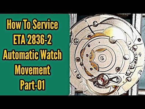 How to Service Tissot ETA 2836-2 Automatic Movement | Part-01 | Watch Repair Channel