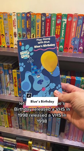 Celebrate Blues Birthday with These Nostalgic VHS Tapes