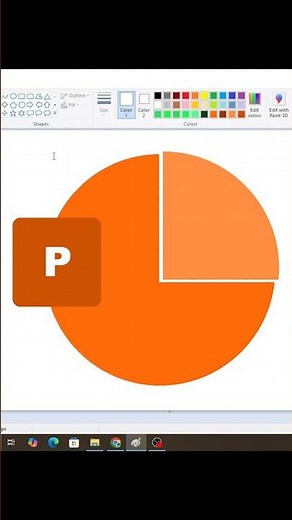 2019 PowerPoint in MS Paint - MS PowerPoint Logo Design - MS Paint Drawing #microsoft #microsoftbyms