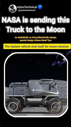 Space truck for moon mission is mindblowing with new tech #nasa
