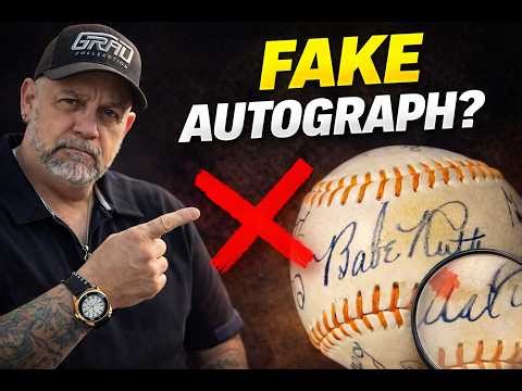 How to tell if an autograph is FAKE