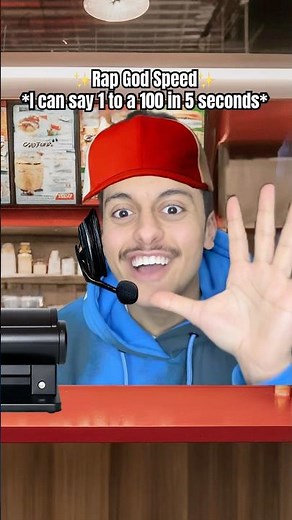 counting to 100 in RAP GOD SPEED 👀💀 *NEW RECORD* #shorts #fypシ゚