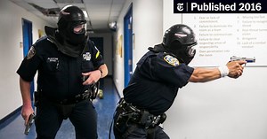How an Elite New York Police Unit Rehearses for a Terrorist Attack