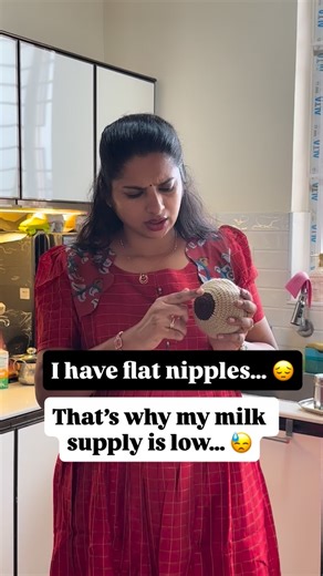 🤱 “I have flat nipples… that’s why my milk supply is low.” Mama, so many mothers tell me this with fear, guilt, and heartbreak. But please remember this one powerful truth: 💛 It’s not nipple feeding… it’s BREASTfeeding. Your baby is not supposed to “pull the nipple out” or “suck only the nipple.” Your baby latches onto the breast, the areola, the softness… not the tiny nipple tip. That means: ✔ Flat nipples ✔ Small nipples ✔ Inverted nipples NONE of these decide your milk supply. What decides 