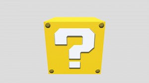 Question Block Super Mario - Download Free 3D model by AALSA