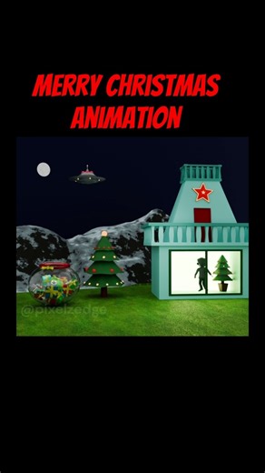 #UFO Stole All Christmas Gifts! 🎁👽 | Sci-Fi #christmas Animation Short #shortsforgoals #3danimation