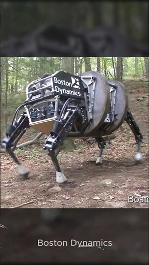 This Robot can not FALL! 🤯 #Bigdogrobot #amazingrobot #futuretechnology