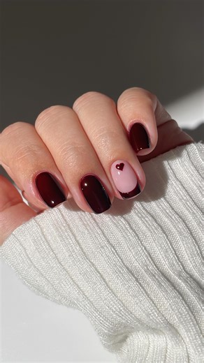 Nails.INC | ❤️ Day 10 of 14 Valentines Day Nail Inspo ❤️ Today’s look is rich, deep and ultra‑romantic - an at‑home mani using shade Billie in our... | Instagram