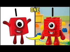 🔢 Numberblocks Reimagined as Building Blocks 🏗️✨|Fun Counting & Stacking!