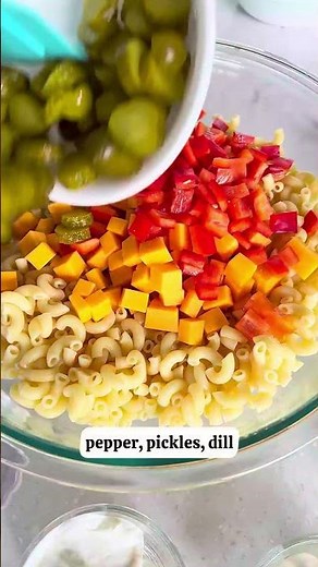 Dill Pickle Pasta Salad That Disappears at Every Cookout