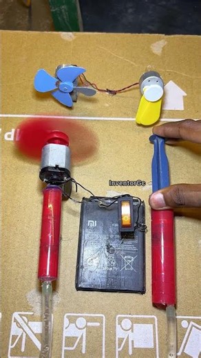 DIY Mini Fan Project Using a Coreless Drone Motor