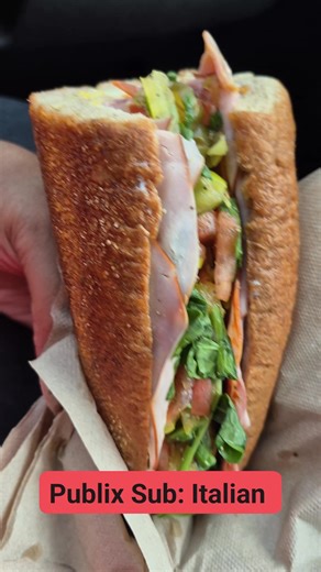 Publix Sub: Italian #Publix #Sub #Sandwich #PubSub #Delicious #Viral #viralvideo #vlog #vlogger #vlogging #Eating #Mmmmm #Food #Foodie #Foodies #foodblogger #foodlover | The Power of Daddy | Facebook