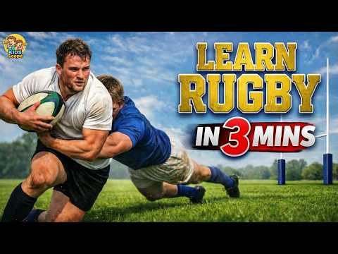 LEARN RUGBY in 3 minutes🏉| Rules, Equipment & History Explained