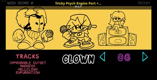 Tricky Psych Engine Port   Rechart Mod for Friday Night Funkin' | FNF Mods