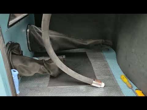 Sandblaster Gloves That Don’t Tear! Tested Inside the Sandblaster