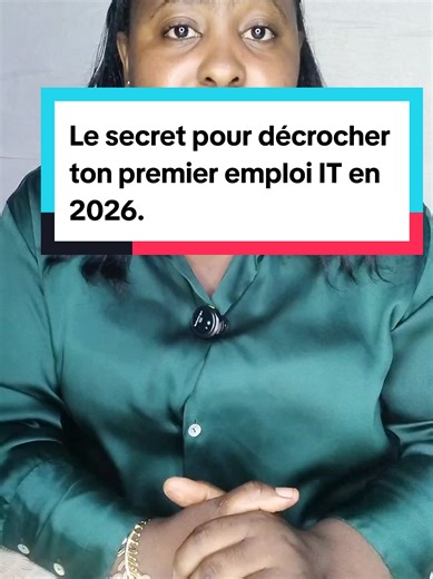 Le secret pour décrocher ton premier emploi IT en 2026. #conseil #informatique