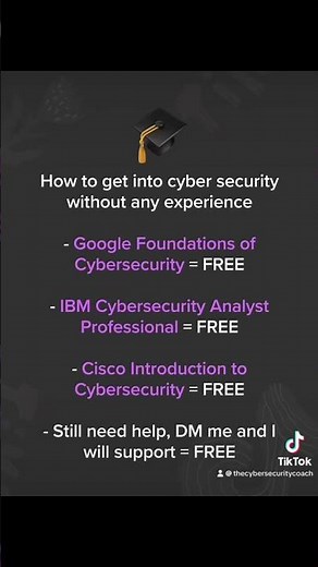 How to get into cyber security without any experience