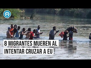37 migrantes fueron rescatados en el Río Bravo