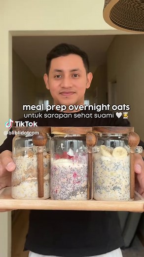 Resep Overnight Oats Tinggi Protein untuk Sarapan