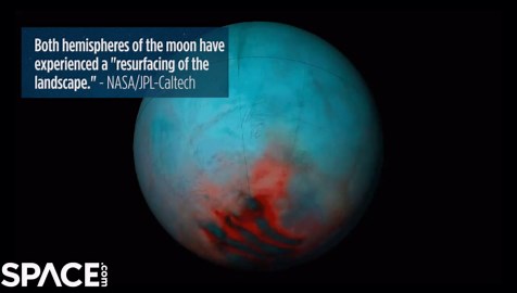 Saturn's Moon Enceladus: Fresh Ice Indicated In Infrared Views