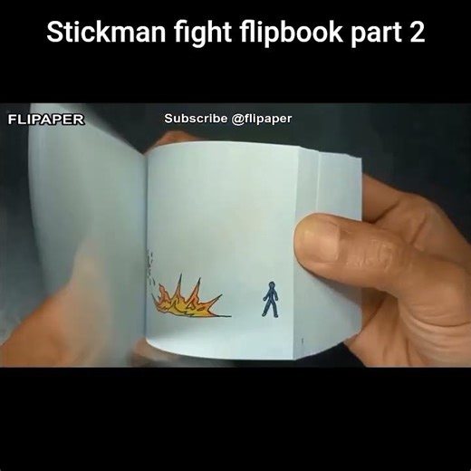 Stickman fight flipbook part 2 #flipbook #stickman #stickmanfight #sticknodes #flipbookanimation