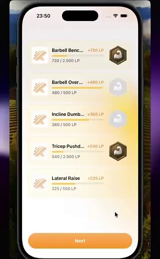 Honestly, I’ve already fully built my app using Rork Max, it’s really good with a native UI. Now it’s just about upgrading the UI to truly feel like a gamified workout app. That way, I can market it much more easily on TikTok and other social platforms. Because if the UI stays this basic, I think the market is already saturated with workout apps, so I want it to stand out and better fit with TikTok-style content.Let's go 💪