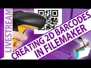 FileMaker Creating and Reading 2D Barcodes