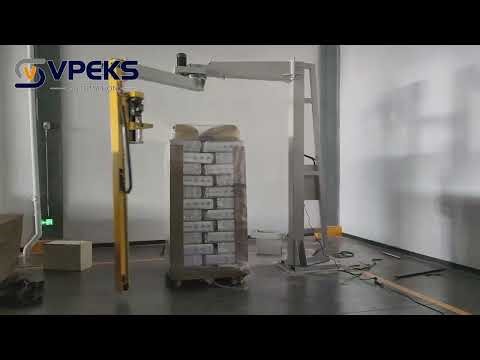 Fully Automatic Rotary Arm Pallet Wrapper | High-Speed Stretch Wrapping Machine