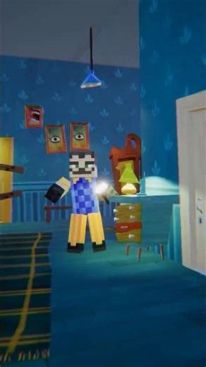 MINECRAFT MAN NEIGHBOR 😄 Hello Neighbor Minecraft Mod