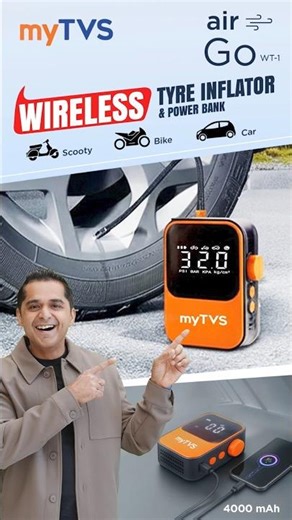 myTVS WT-1 Wireless Tyre Inflator: Everything You Need to Know Before Buying | in English #mytvs