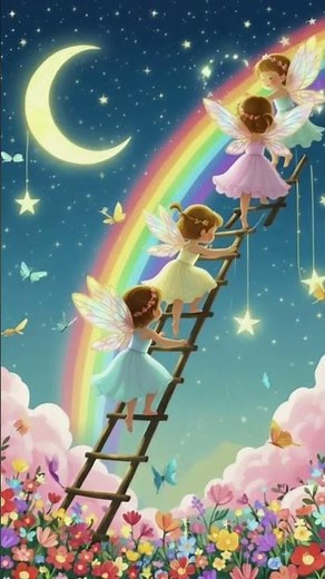 ✨ Angels in the Moon Sky 🌙 | A Magical Night of Light and Peace 💫