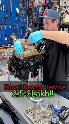 Ducati Desmo Service Valve Clearance... #reels