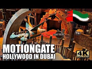 MOTIONGATE HOLLYWOOD THEME PARK DUBAI WALKING TOUR 4K 🇦🇪
