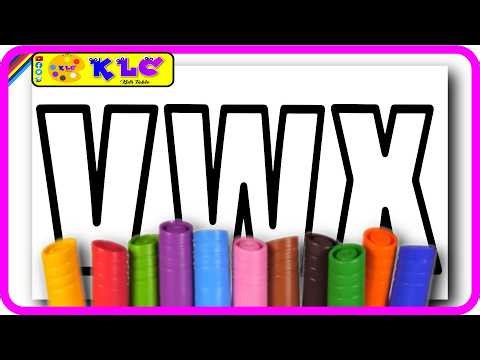🔤 Alphabet Coloring Fun: Learn ABC with Bright Colors | Kids Art | KLC KİDS TABLE 🎨