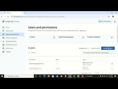 How To Add New Admin To Google play console account