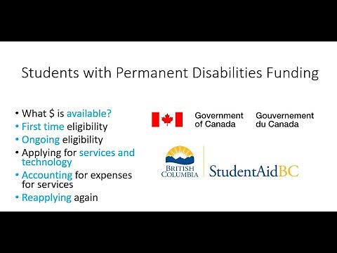 Applying for Students with Permanent Disabilities Grant Funding