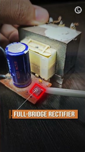 How a Transformer with Filter Circuit Works ⚡#shorts #physics