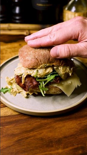 Creamy Bacon Sandwich #sandwichrecipe #sandwich