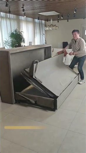 自由すぎる新発想✨隠しベッド付きソファ｜好きな姿勢でくつろげる多機能デザイン🛋️おしゃれなソファベッド｜省スペース家具 MUTUKISHOP #home #暮らしチャンネル #shorts