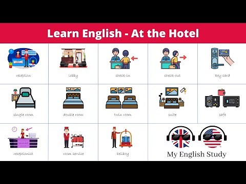 Learn English Vocabulary #34 | At the Hotel | Travel Vocabulary | 🏨✈️🌍