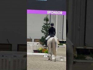 First Dressage Show Catch Riding “Kingston”, First Level Test 1 USDF USEF WEC Ocala Placing 1st