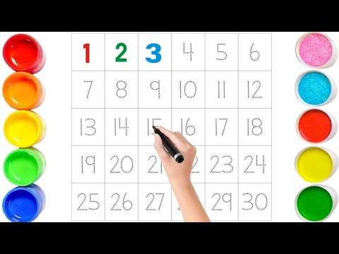 Counting 1 to 30 | Learn Numbers | Counting Song | Rhymes Collection | Fun Learning for Kids